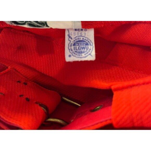 Prestige Boston Midi Pencil Skirt Union Made Size XSmall Orange Red Color 60s 70 - Picture 4 of 8